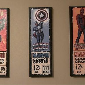 Superhero boys room decor